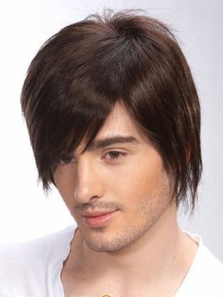 100% Remy Human Hair Casual Full Lace Mens Wig, Mens Wigs For Sale
