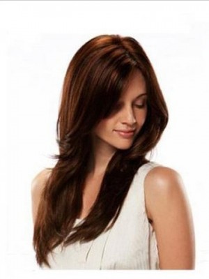 Human Hair Straight Lace Wig For Woman