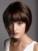 Chic Short Straight Capless Remy Human Hair Wig