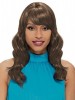 Capless Silky Wavy Synthetic African American Wig