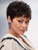 Carefree Wavy Chic Short Synthetic African American Wig
