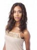 Comfortable Lace Front Long Human Hair African American Wig Without Bangs