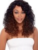 Curly Lace Front Long Human Hair African American Wig
