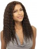 Glossy Smart Long Curly Human Real African American Wig