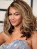 Charming Beyonce Knowles Hairstyle Wavy Lace Celebrity Wig