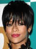 Rihanna Hairstyle Natural Straight Short Capless Celebrity Wig