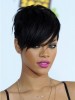 Rihanna Hairstyle Short Synthetic Celebrity Wig