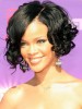 Rihanna Hairstyle Lace Front Stylish Synthetic Celebrity Wig