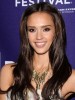 Jessica Alba Lace Front Long Synthetic Straight Wig