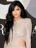 Kylie Jenner Stunning Wavy Lace Front Mono Top Synthetic Wig