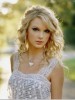 Taylor Swift Shimmering Wavy Lace Front Human Hair Wig