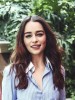 Layered Emilia Clarke Wavy Lace Front Remy Human Hair Wig