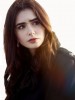 Popular Lily Collins Wavy Lace Front Remy Human Hair Wig