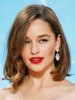 Emilia Clarke Durable Wavy Lace Front Remy Human Hair Wig