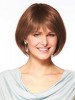 Fashion Mid-Length Human Hair Full Lace With Mono Top Bob Wig
