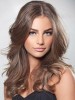 Chic Long Wavy Human Hair Lace Front Wig