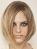 Admirable Human Hair Straight Lace Front Medium Length Wig