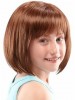 Straight Shoulder Length Lace Front Girls Wig