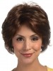 Cool Short Synthetic Feathery Layered Style Lace Wig For Woman