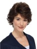 Fashionable Human Hair Lace Front Wavy Wig