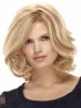 Medium Wavy Blonde Lace Wig For Woman