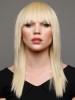 Beautiful Layers and Full Blunt Bang Synthetic Wig