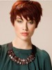 Romantic Synthetic Capless Wig With Short Straight Style