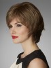 Cute Wavy Layered Short Length Synthetic Wig
